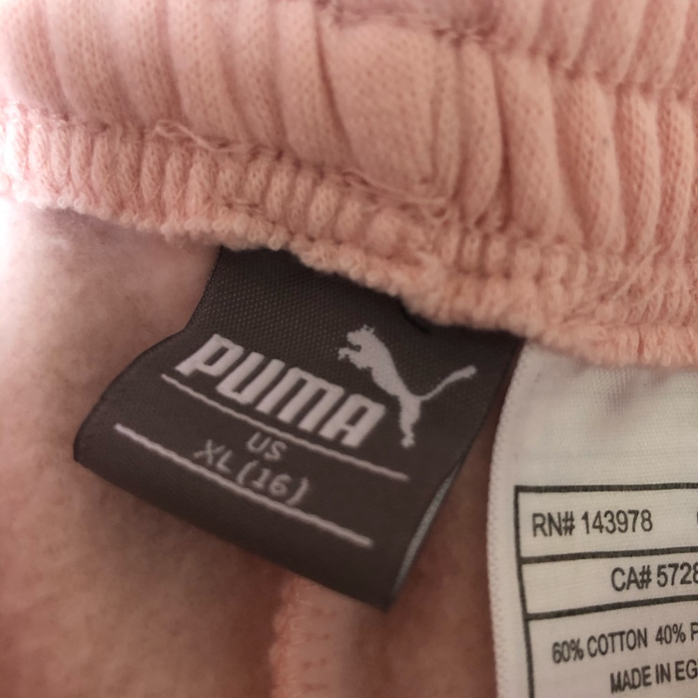 Pink Puma Sweatpants - Picture 2 of 2